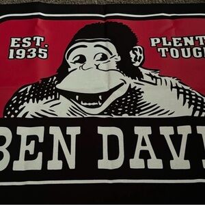 Ben Davis Black and Pink Graphic Tapestry